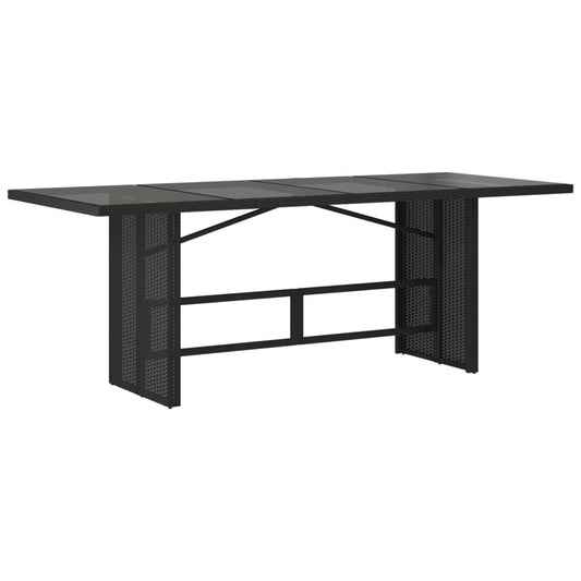 vidaXL Patio Dining Set with Cushions Outdoor Garden Furniture Poly Rattan-0