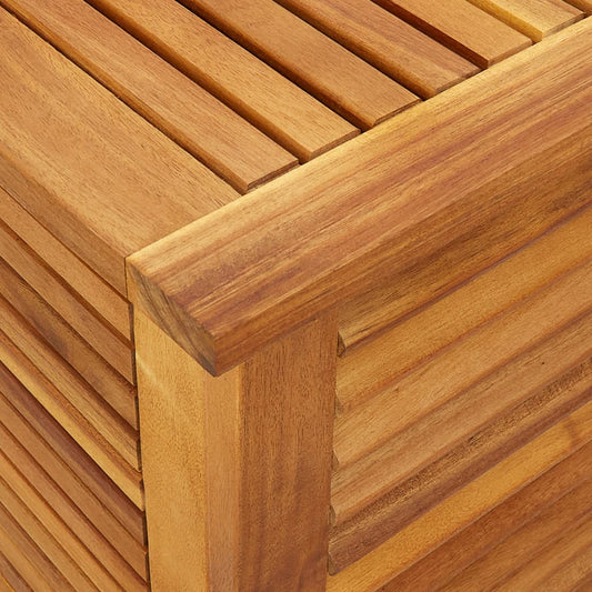 vidaXL Garden Storage Box with Louver Outdoor Furniture Solid Wood Acacia-1