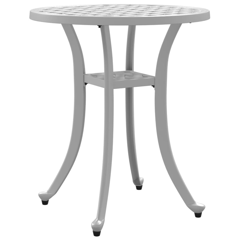 vidaXL Patio Table Garden Outdoor Balcony Backyard Furniture Cast Aluminum-0