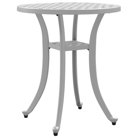 vidaXL Patio Table Garden Outdoor Balcony Backyard Furniture Cast Aluminum-0
