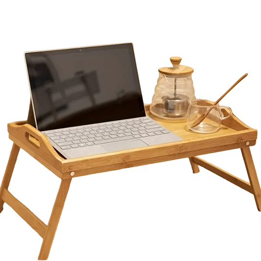 Step up your work-from-home setup with this Bamboo Laptop Desk-0