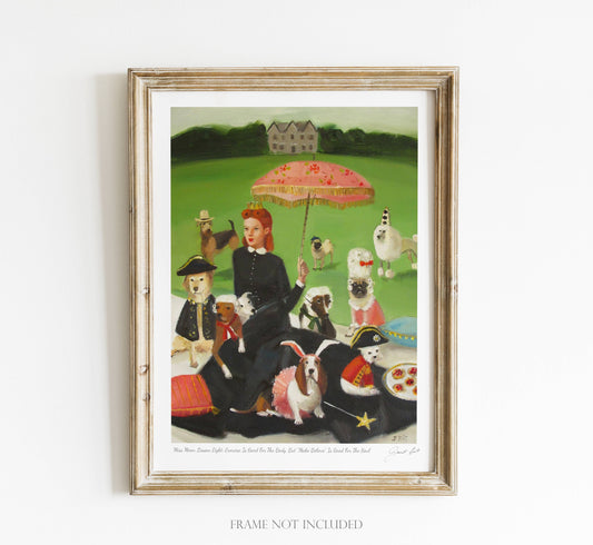 Miss Moon Lesson Eight - 8.5" X 11" Art Print-0