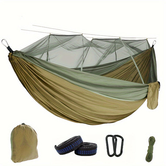 Double Camping Hammock with Mosquito Net-0