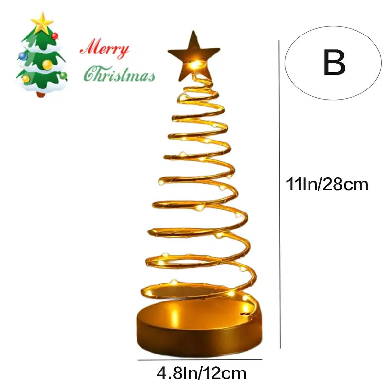Radiant Christmas: Crystal Tree Nightlight-3