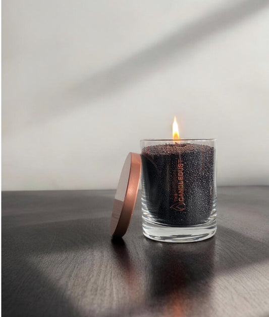 Black unscented Candle Sand 330g/0.73lbs-1