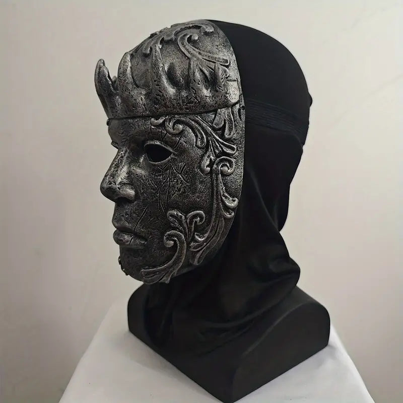 The Phantom Monarch: Regal Halloween Masquerade Mask-2