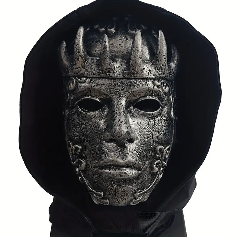 The Phantom Monarch: Regal Halloween Masquerade Mask-0