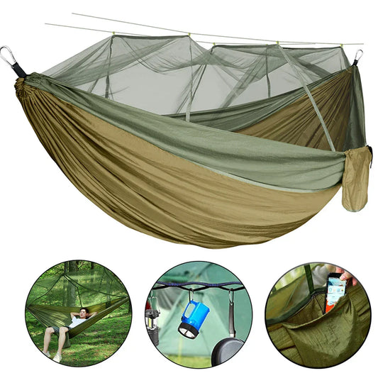 Quick-Opening Mosquito Net Hammock for Camping Swing-1