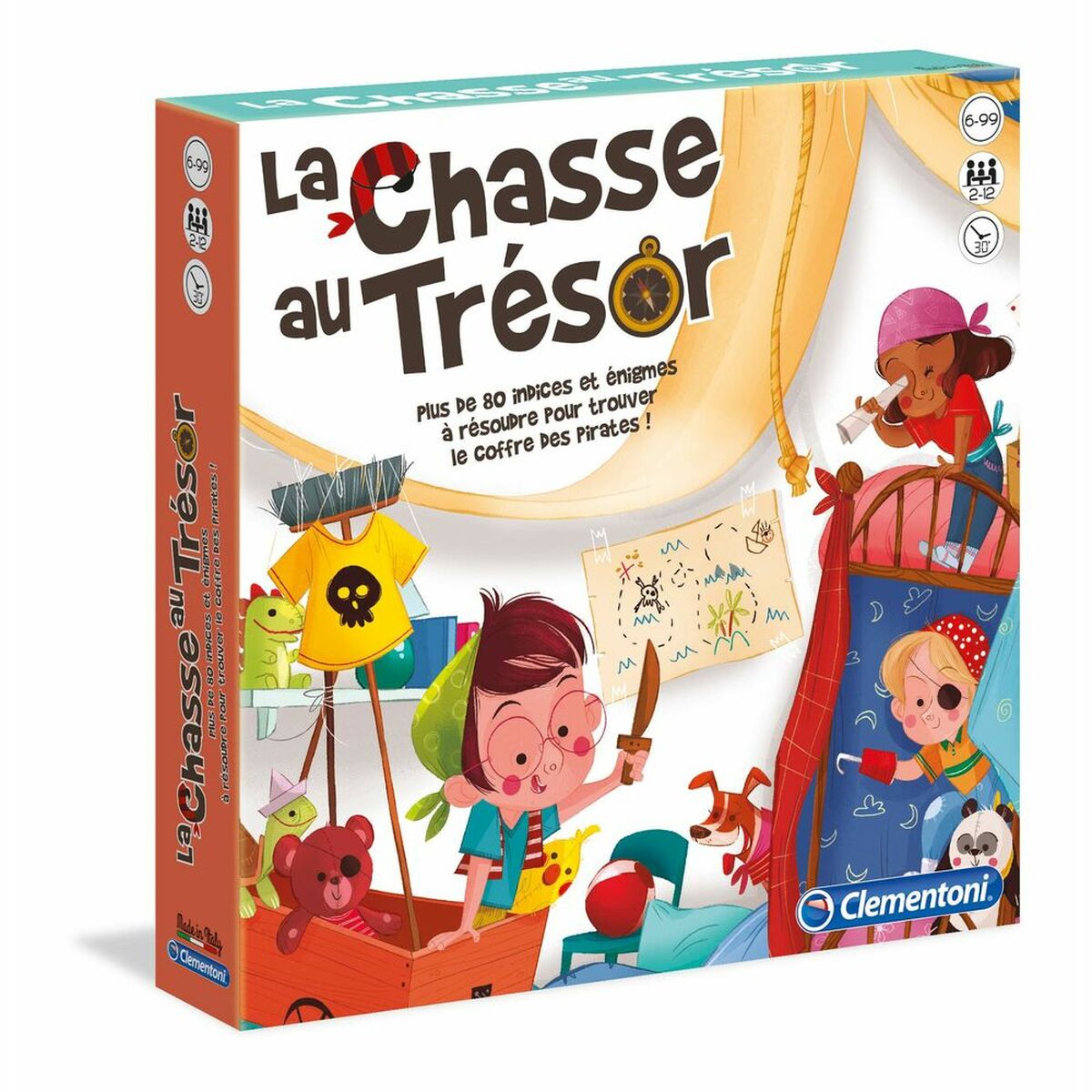 Board game Clementoni The treasure hunt (FR) + 6 Years Multicolour-0