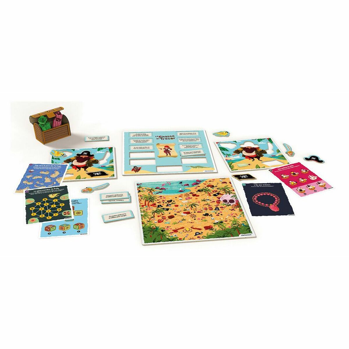 Board game Clementoni The treasure hunt (FR) + 6 Years Multicolour-2