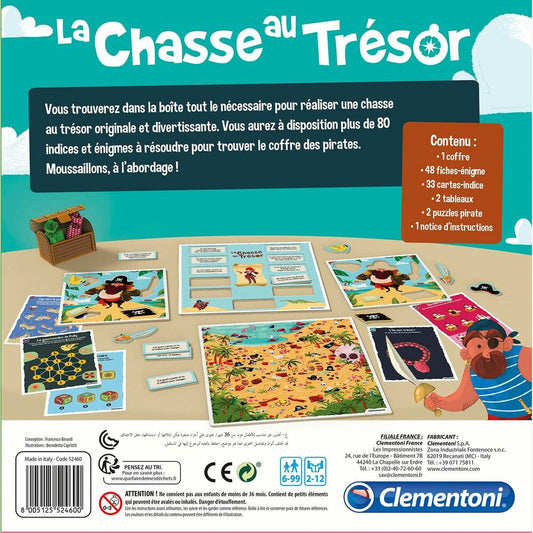 Board game Clementoni The treasure hunt (FR) + 6 Years Multicolour-1
