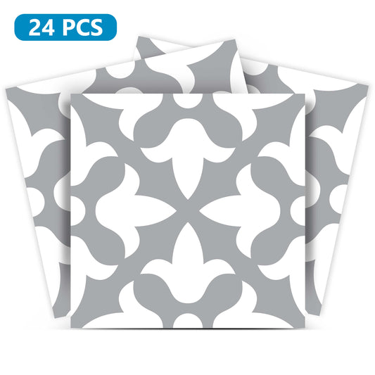 Grey Tile Stickers waterproof peel and stick floor tiles Model - B54-0