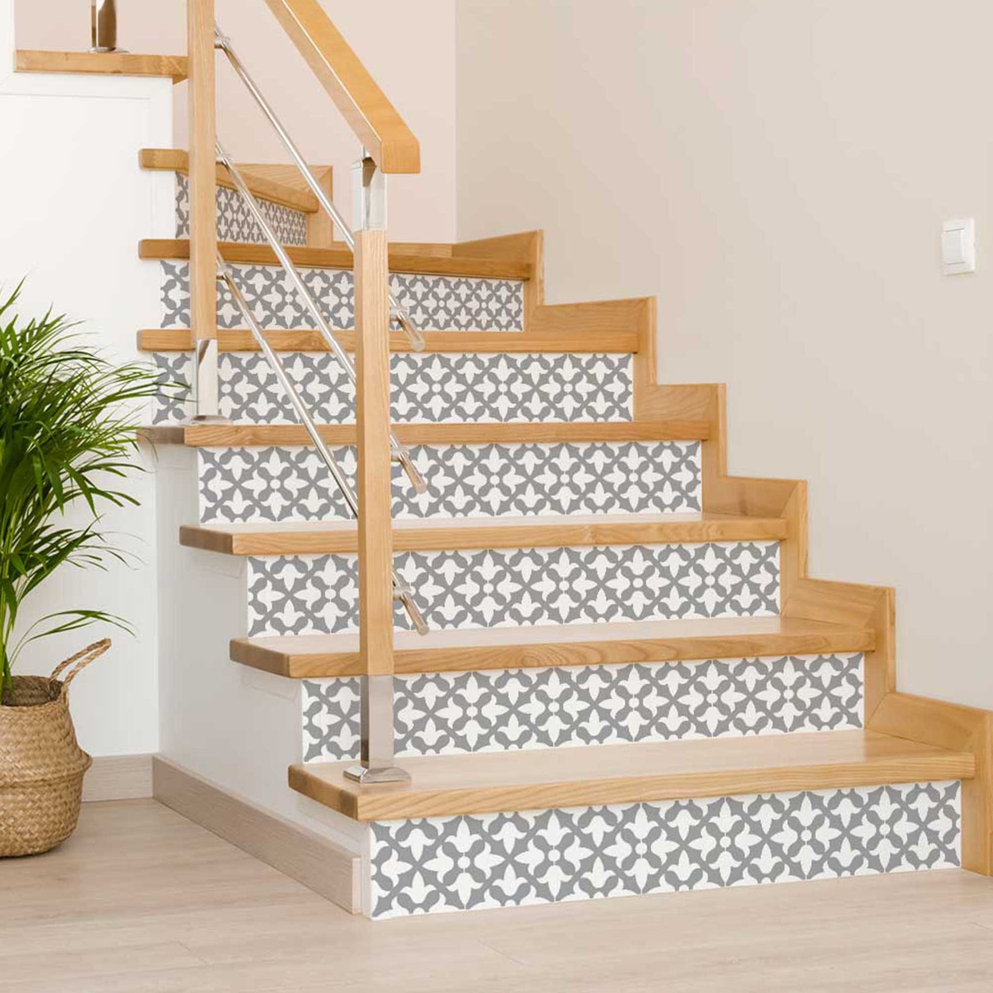 Grey Tile Stickers waterproof peel and stick floor tiles Model - B54-3