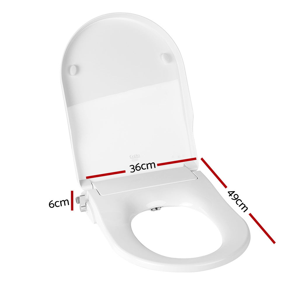 NNEDSZ Non Electric Bidet Toilet Seat Bathroom - White-1