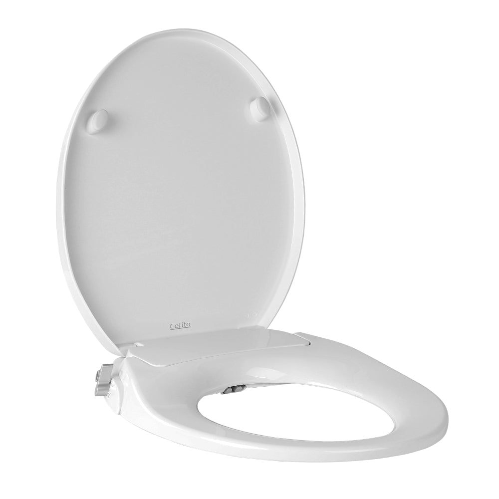 NNEDSZ Electric Bidet Toilet Seat Bathroom  - White-0