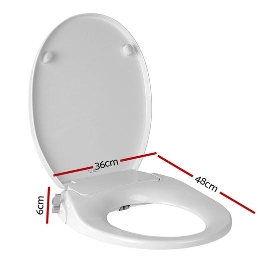 NNEDSZ Electric Bidet Toilet Seat Bathroom  - White-1