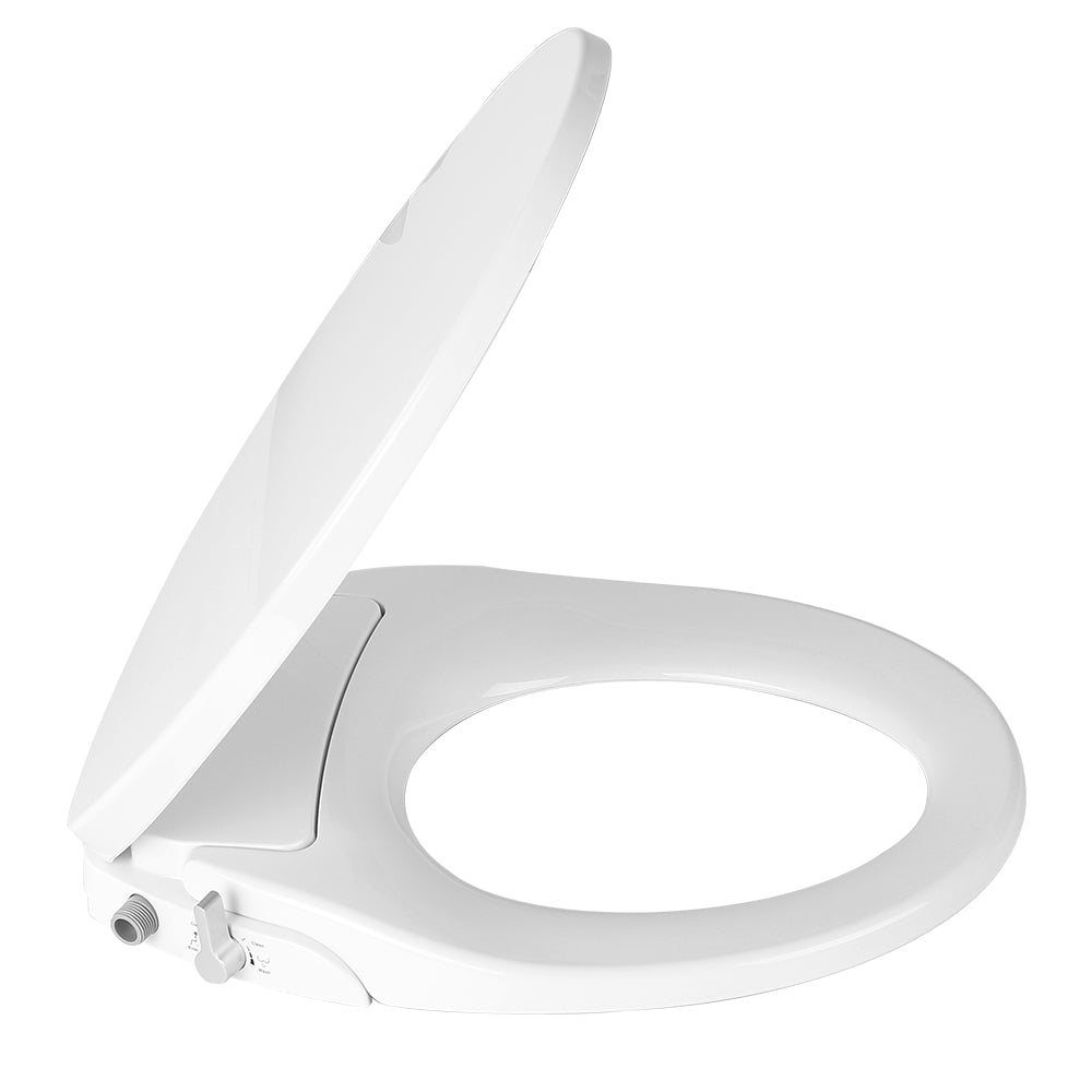 NNEDSZ Electric Bidet Toilet Seat Bathroom  - White-3