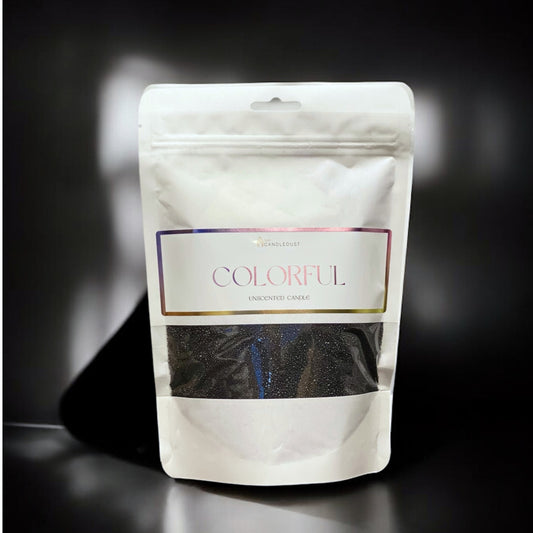Black unscented Candle Sand 330g/0.73lbs-0