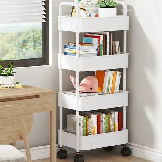 Mobile Kitchen Organizer Cart with Wheels-1