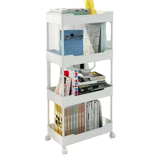 Mobile Kitchen Organizer Cart with Wheels-0