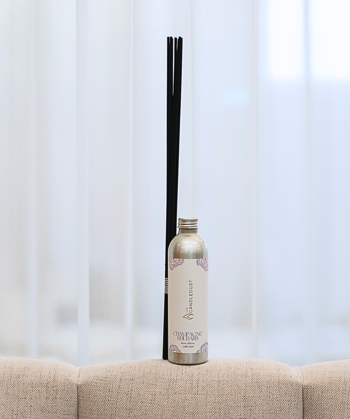 Champagne Rhubarb refill 250ml/8.45oz-0