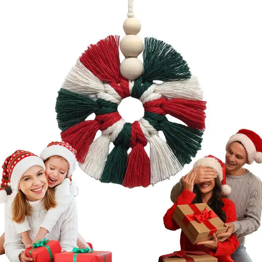 NNEOBA Handmade Christmas Wreath for Door, Window, Tree Decor-1