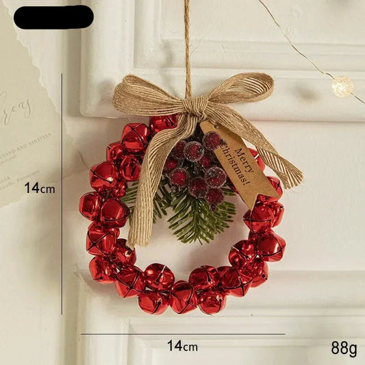 Christmas Bell Pendant Tree Wreath Door Hanging Decor-1