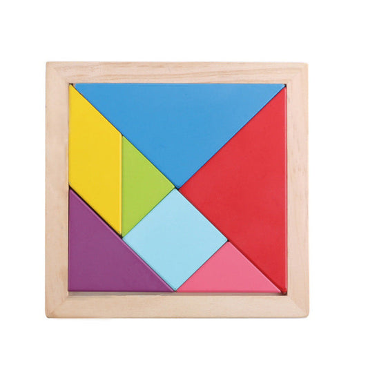 Colorful Wooden Tangram Puzzle Building Blocks-0