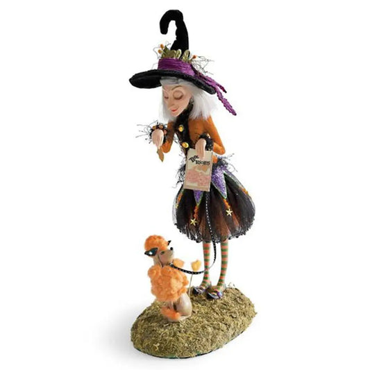 Halloween Bewitching Witch Doll Figurine-0