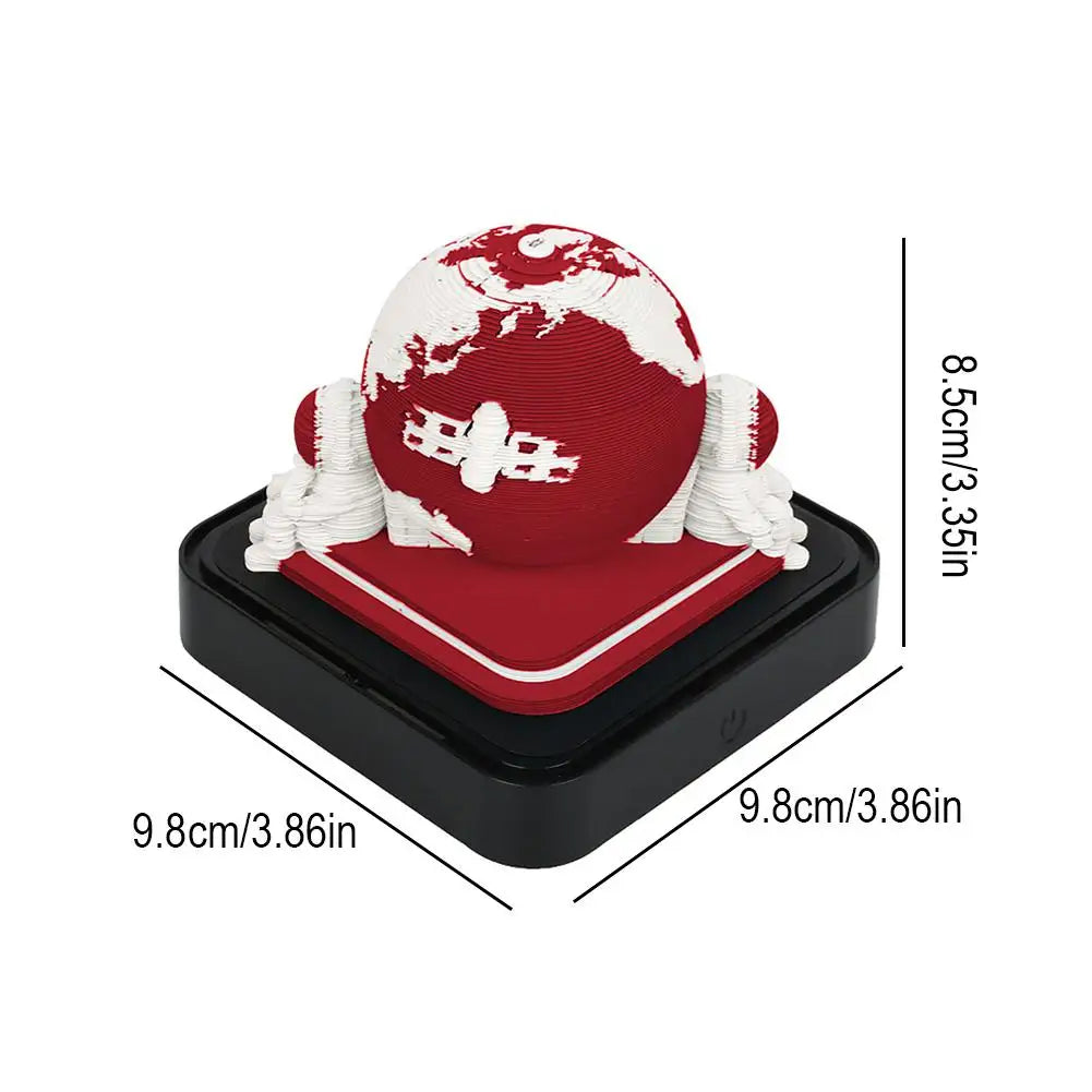 Creative 2024 Desk Calendar with LED Light-1