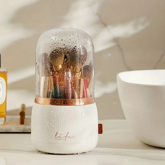 360° Rotating Makeup Brush Organiser-1