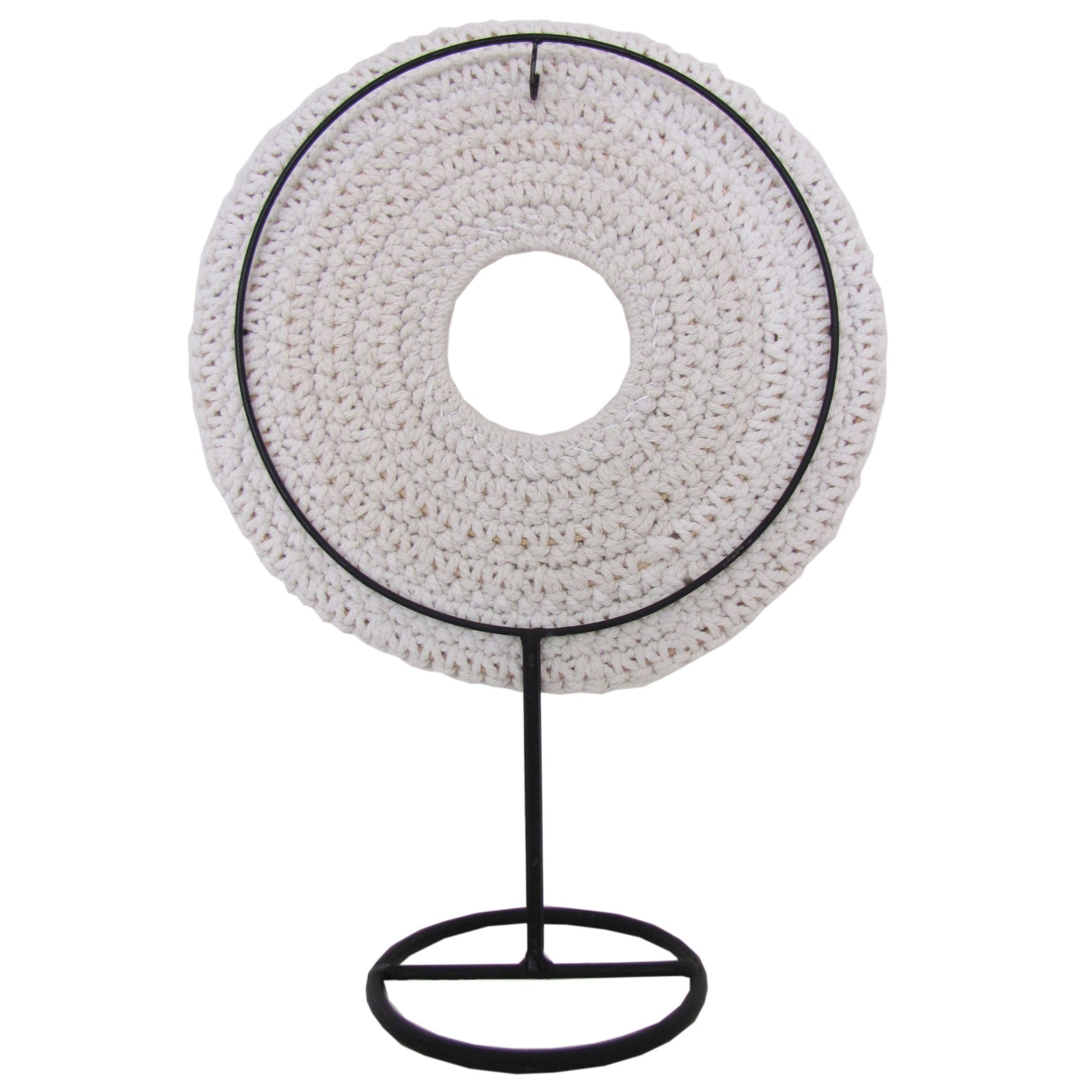 Tribal Shell Decor Stand-White Shells-Medium-4