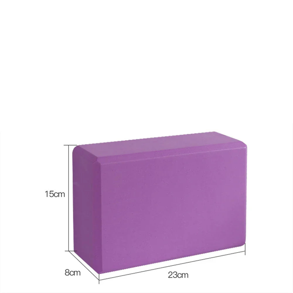 2 PCS EVA Yoga Block Foam Gym Blocks (Purple)-4