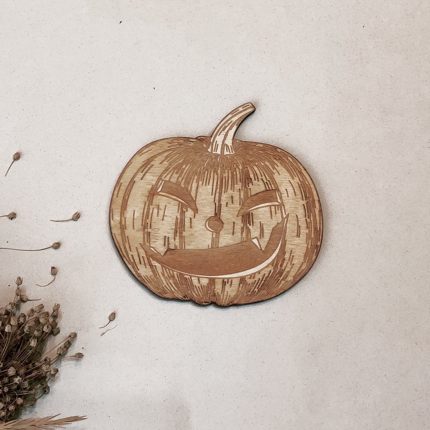 Pumpkins Halloween Party Supply - Wooden Ornament - Home Decor-4