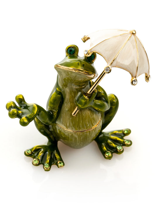Frog holding an Umbrella-0