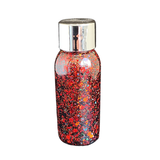 Festival Chunky Glitter Gel - Crimson Night-0