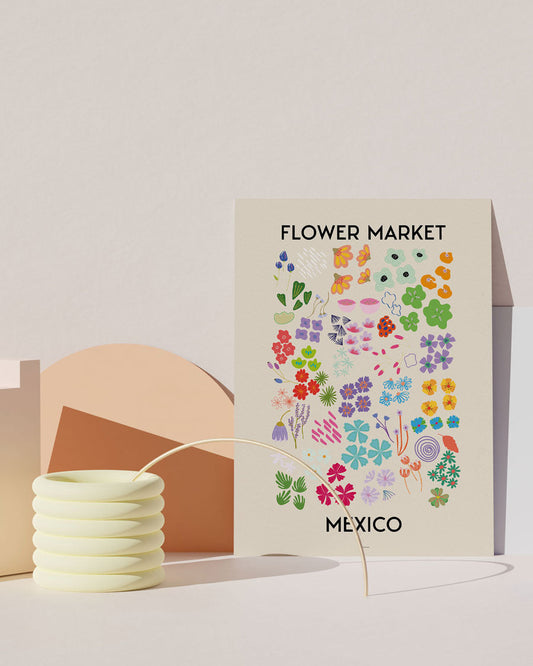 Flower Market Mexico I-1