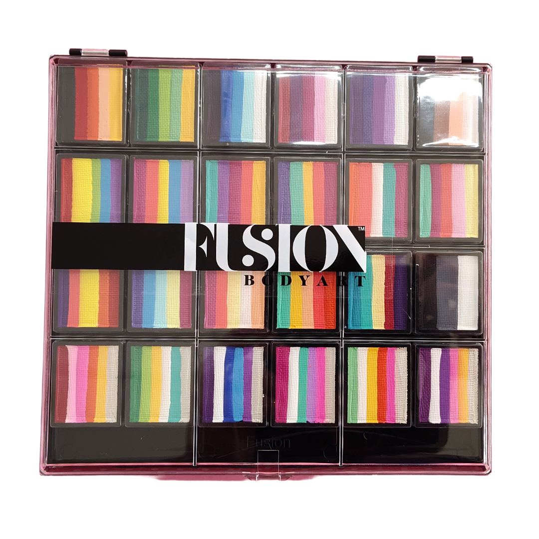 Fusion Body Art One Stroke Palette - Rainbow Paradise-1