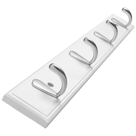 Concise Style Bedroom Furniture Coat Rack Clothes Hanger Hooks Living Room Closet Bamboo Hat Racks Coat Hanger Wall Hook 4 Hooks-0