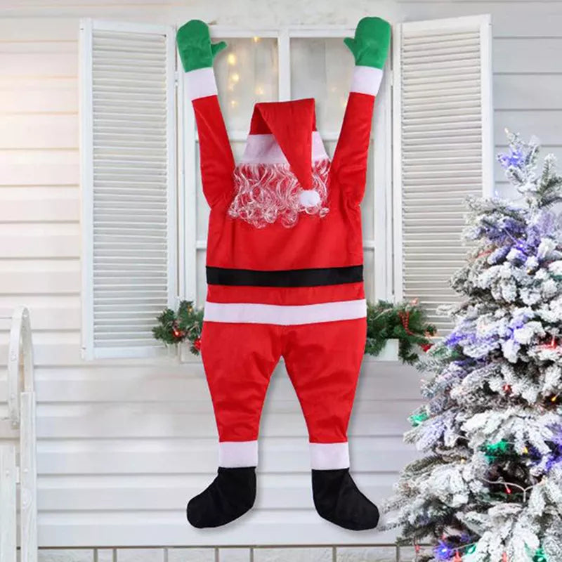 Festive 108cm Santa Claus Hanging Doll for Christmas Decor-4