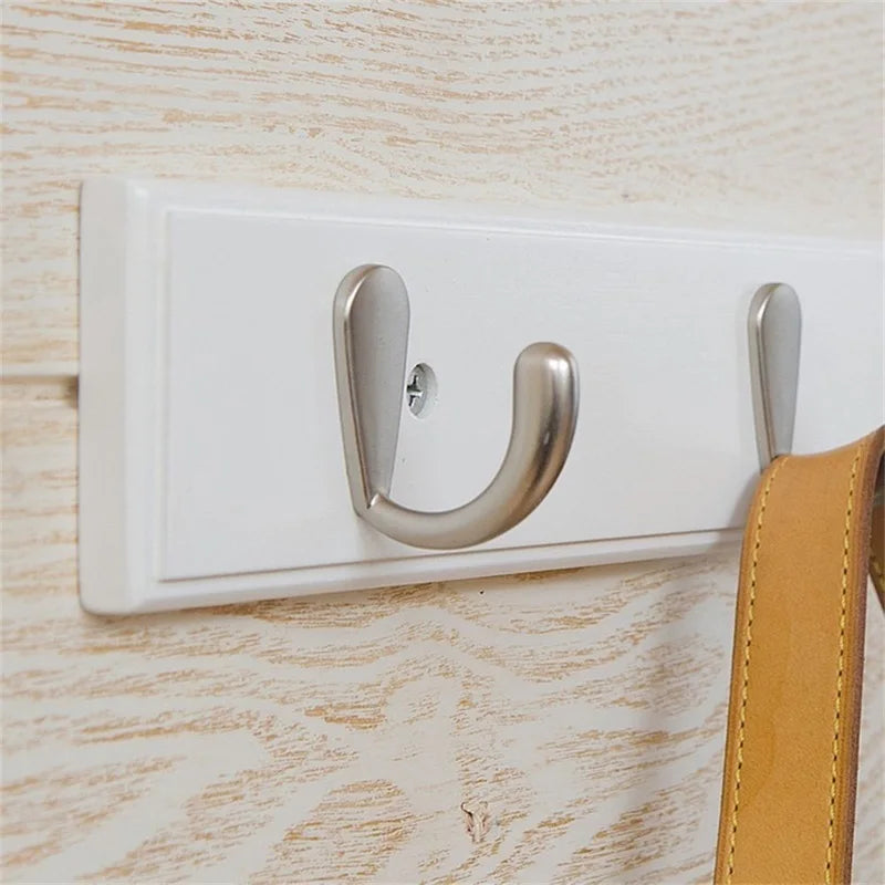 Concise Style Bedroom Furniture Coat Rack Clothes Hanger Hooks Living Room Closet Bamboo Hat Racks Coat Hanger Wall Hook 4 Hooks-3