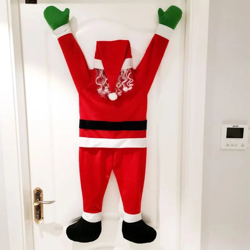 Festive 108cm Santa Claus Hanging Doll for Christmas Decor-1
