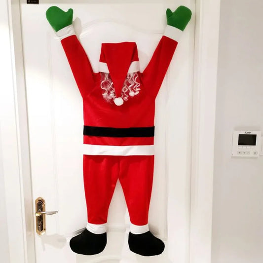 Festive 108cm Santa Claus Hanging Doll for Christmas Decor-1