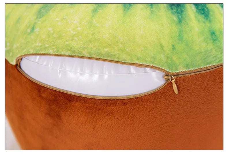 Adorable Watermelon Inflatable Stool for Kids - Portable, Plush, and Fun!-4