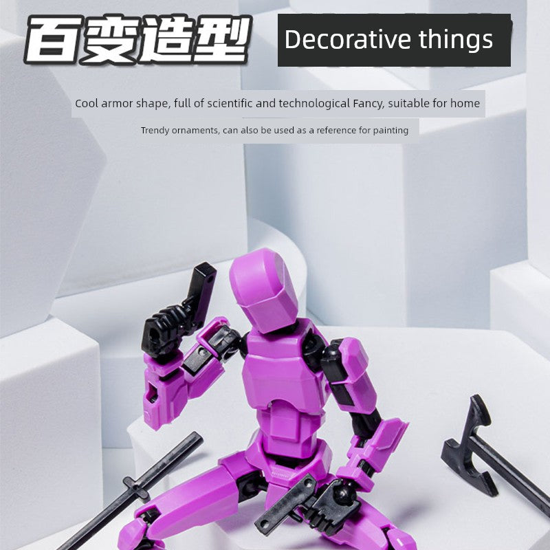 Hand-Made Model Movable Joint Assemble Figure Toy-3