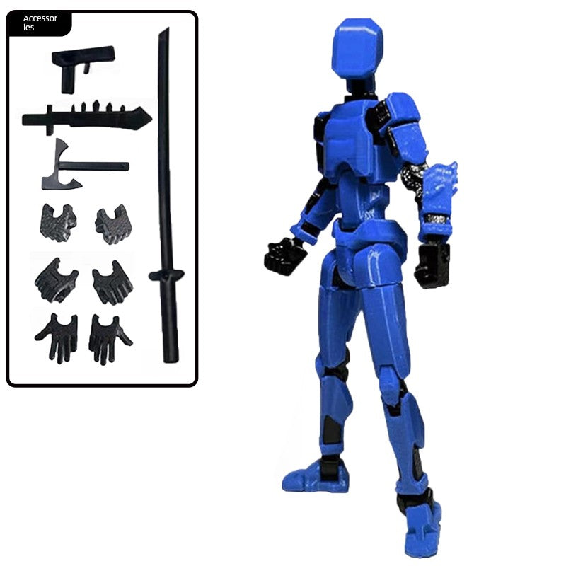 Hand-Made Model Movable Joint Assemble Figure Toy-5