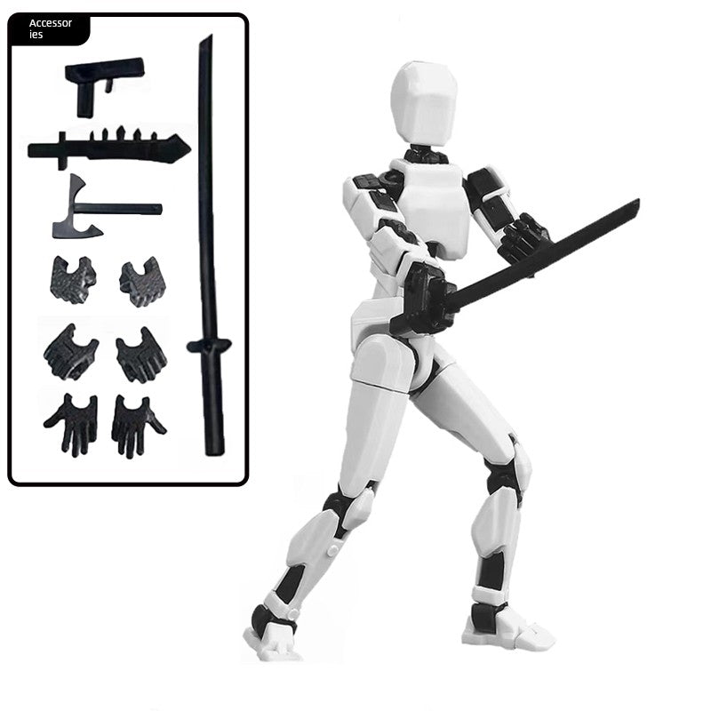 Hand-Made Model Movable Joint Assemble Figure Toy-6