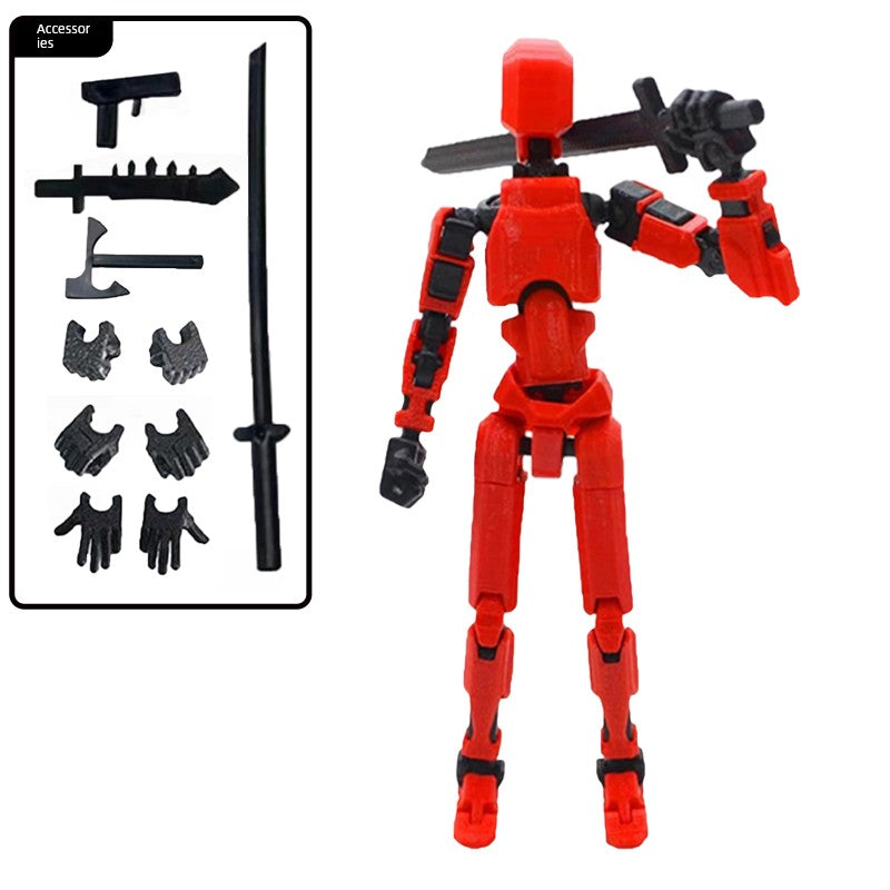 Hand-Made Model Movable Joint Assemble Figure Toy-7