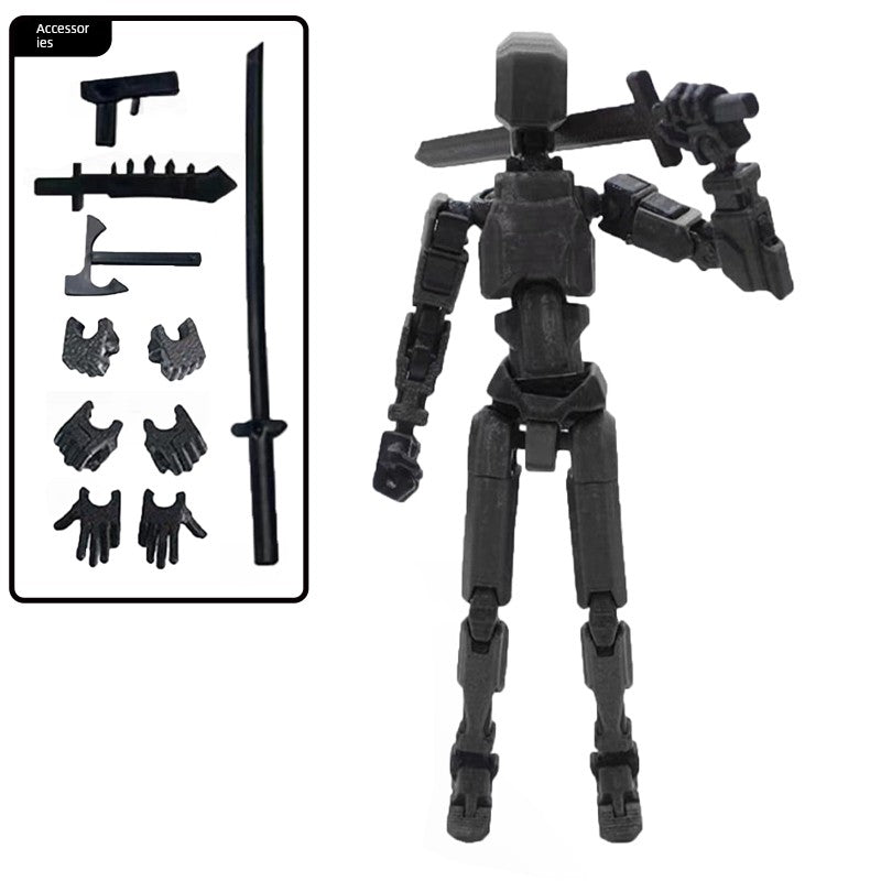 Hand-Made Model Movable Joint Assemble Figure Toy-8