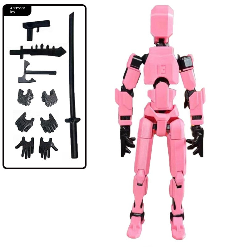 Hand-Made Model Movable Joint Assemble Figure Toy-9